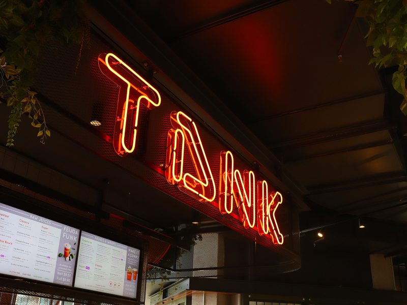 Tank Juice at Newmarket 277 in Neon